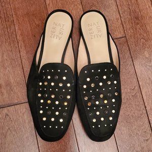Naturalizer black mules 8.5
